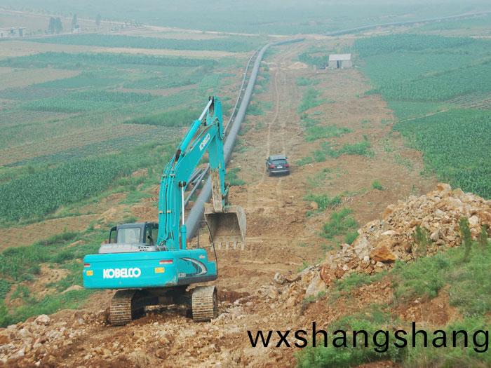 山东天然气管网工程泰安-青岛干线工程线路施工